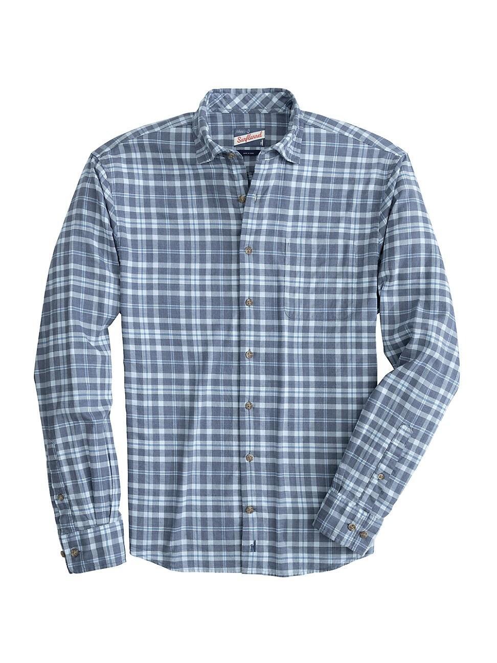 johnnie-O Roan Plaid Stretch Button-Up Shirt Product Image