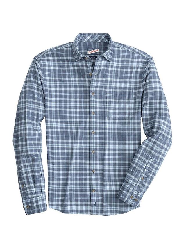 johnnie-O Roan Plaid Stretch Button-Up Shirt Product Image