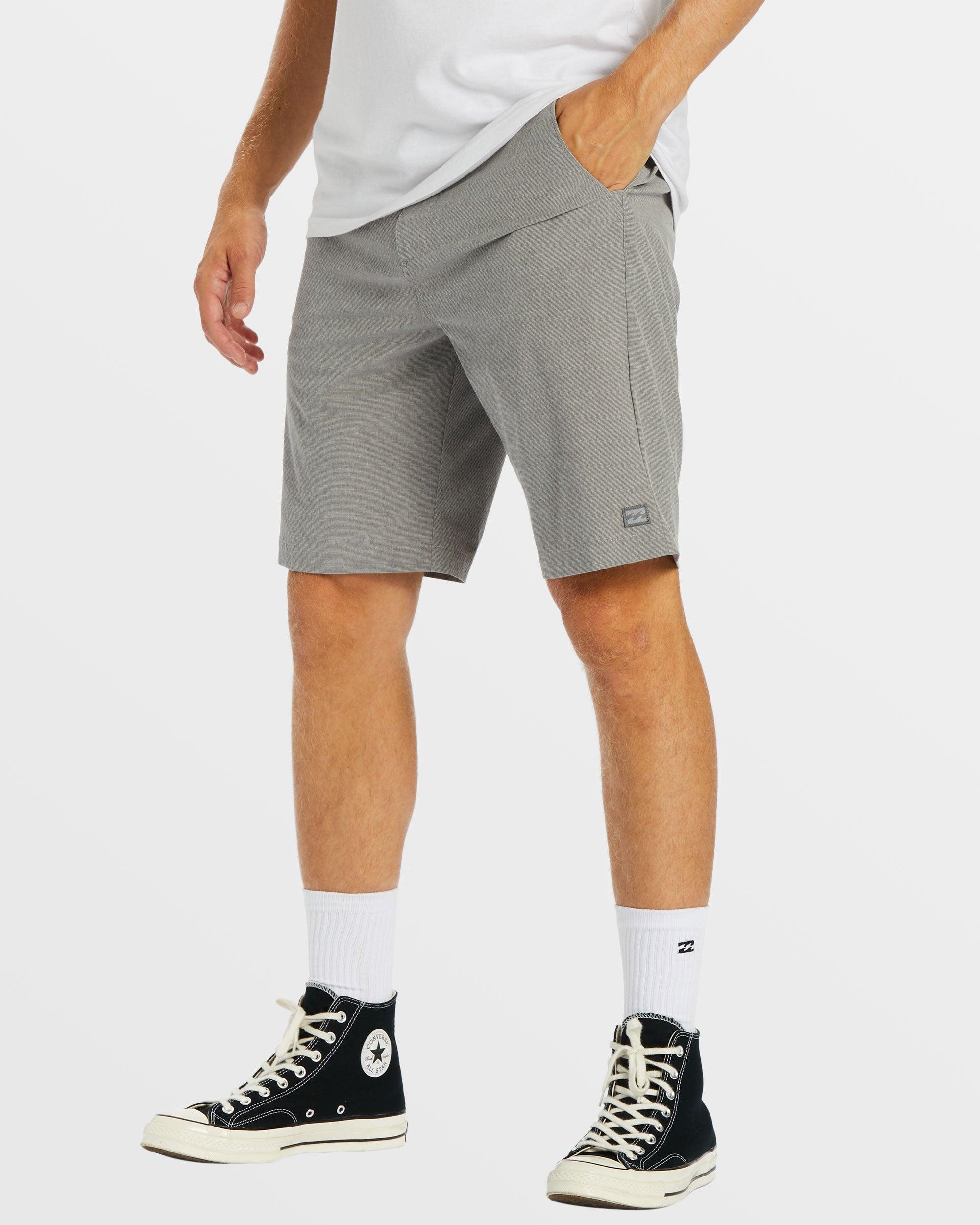 Crossfire 21" Hybrid Submersible Shorts - Grey Male Product Image