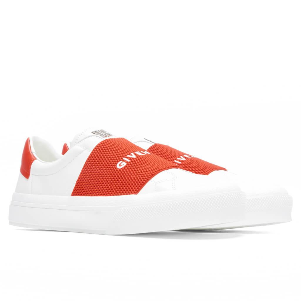 City Sport Sneakers - White/Red Male Product Image