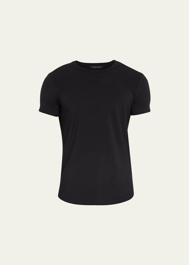 Monfrre Dann Black Stretch Cotton T-Shirt Product Image