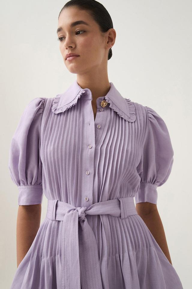 Madeleine Belted Midi Dress Product Image