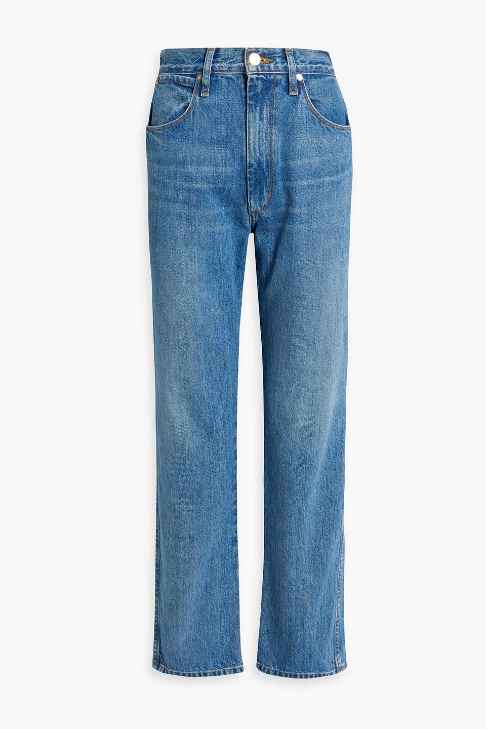 Ilona Hoch Sitzende Jeans Mit Geradem Bein In Mid Denim product image