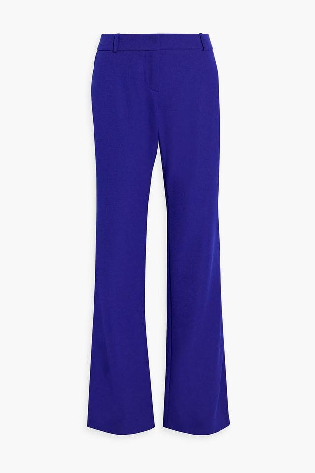 Wool-twill Flared Pants In Royal Blue Product Image