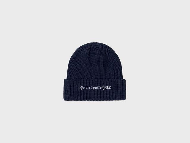 Letter Embroidered Knit Beanie Product Image