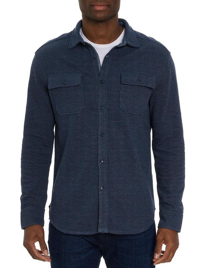 Robert Graham Brunner Knit Button-Up Shirt Product Image