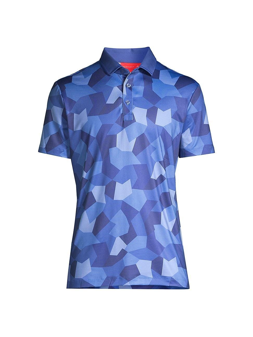 Mens Baron Geometric Polo Product Image