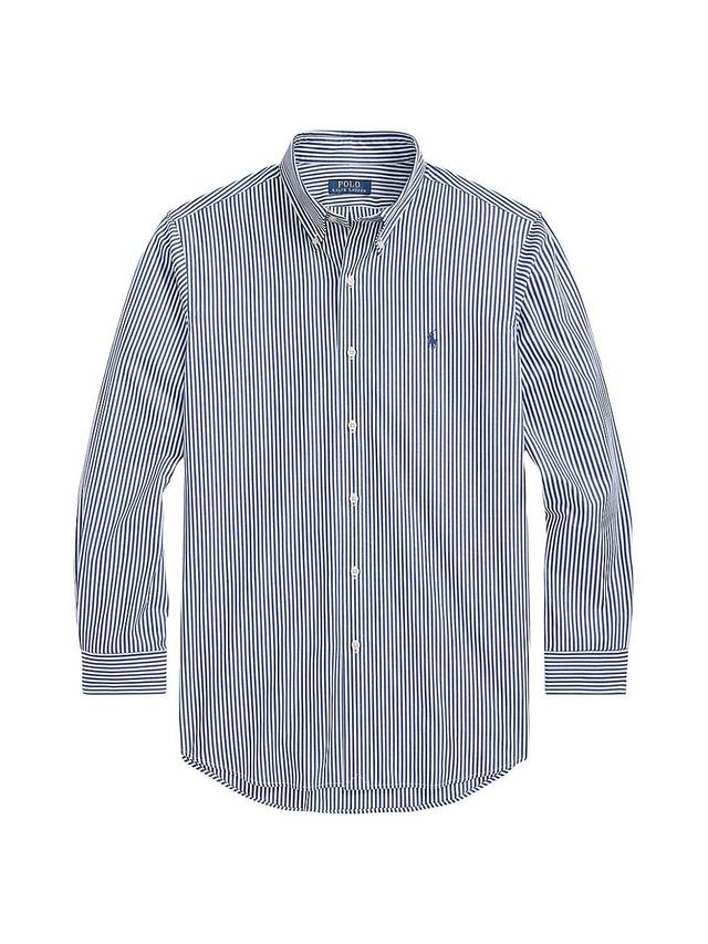 Mens Striped Button-Down Shirt Product Image