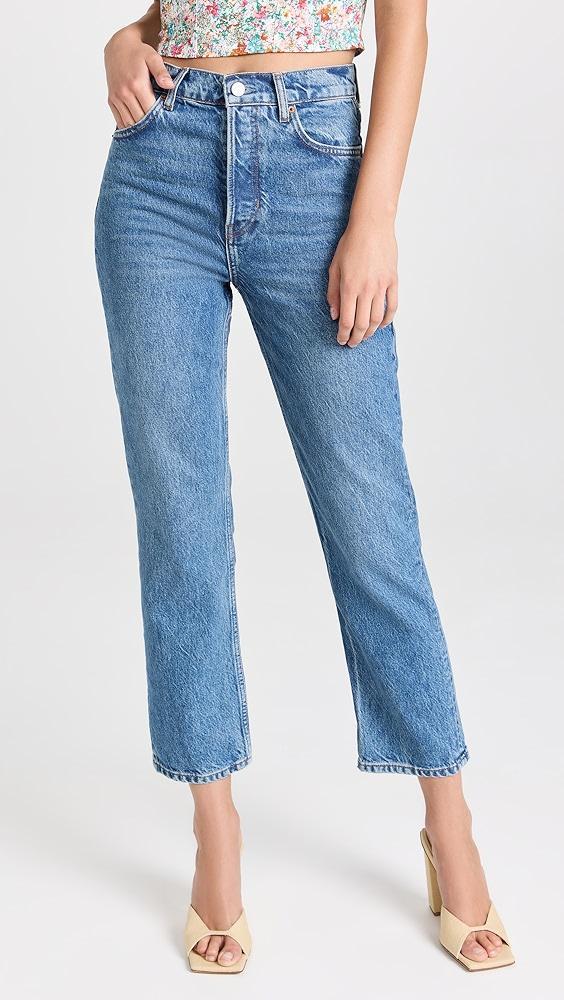 Reformation Cynthia High Rise Straight Jeans | Shopbop product image