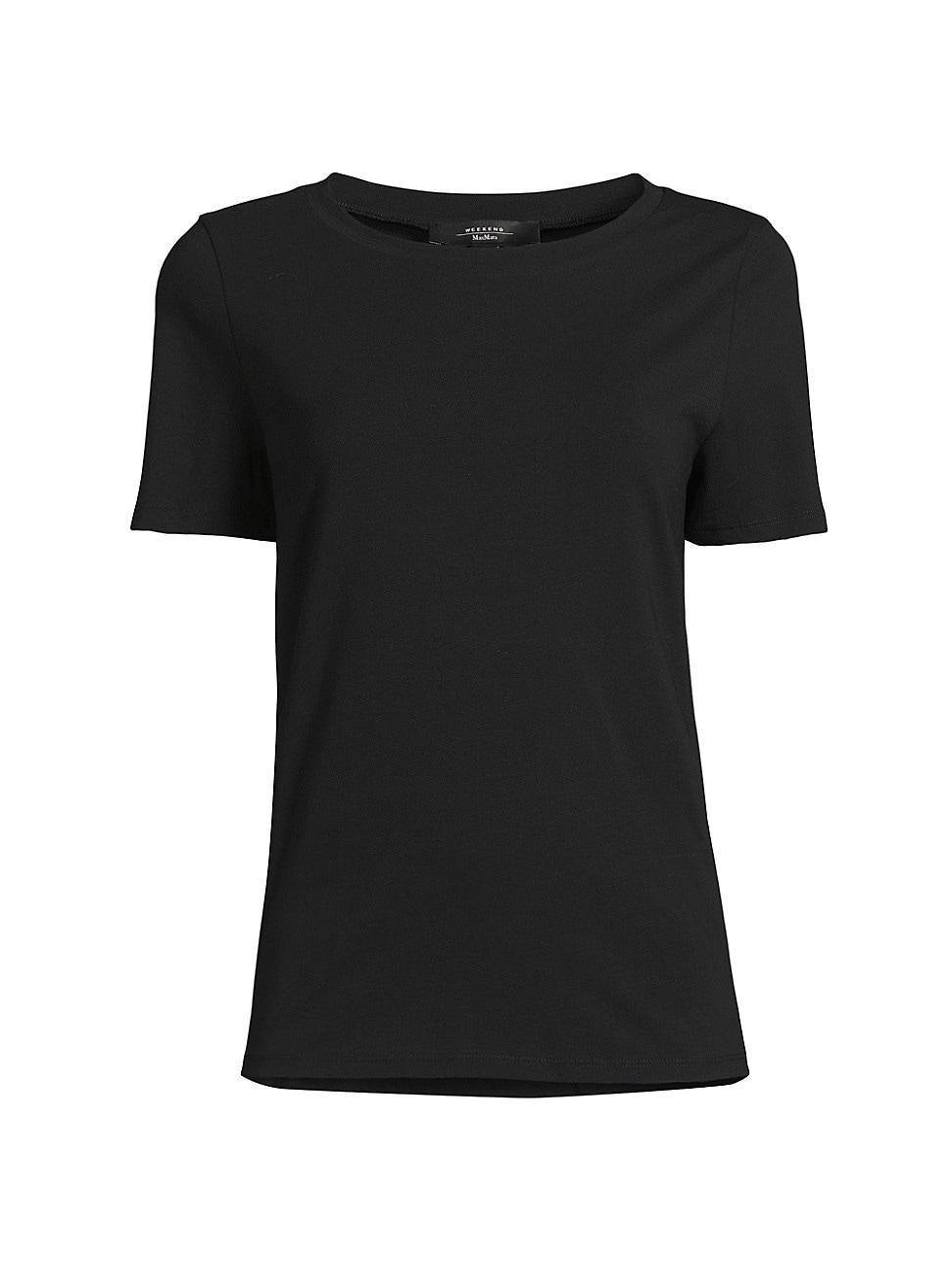 Womens Cotton-Blend Jersey T-Shirt Product Image