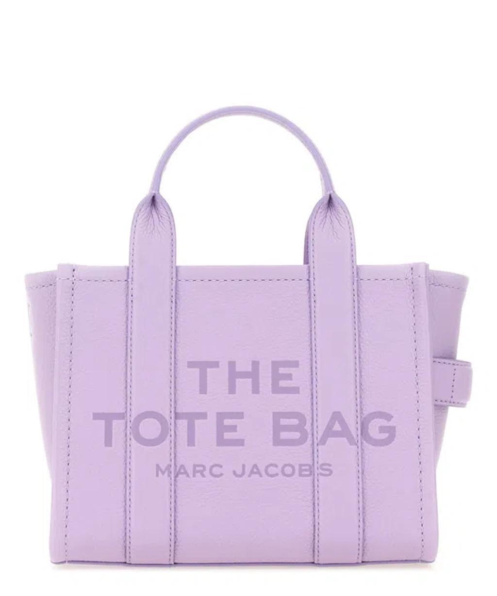 MARC JACOBS Lilac Leather Mini The Tote Bag Handbag In Violet Product Image