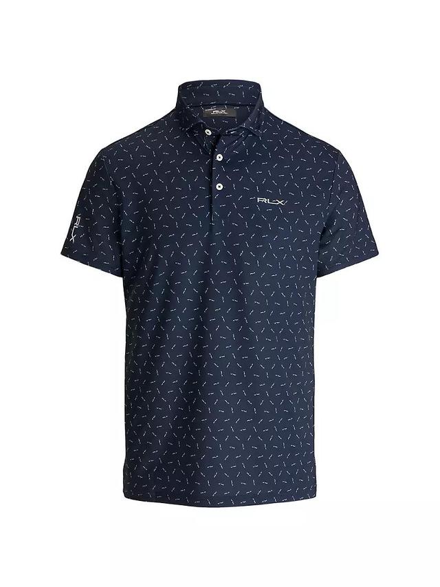 Logo-Print Short-Sleeve Polo Shirt Product Image