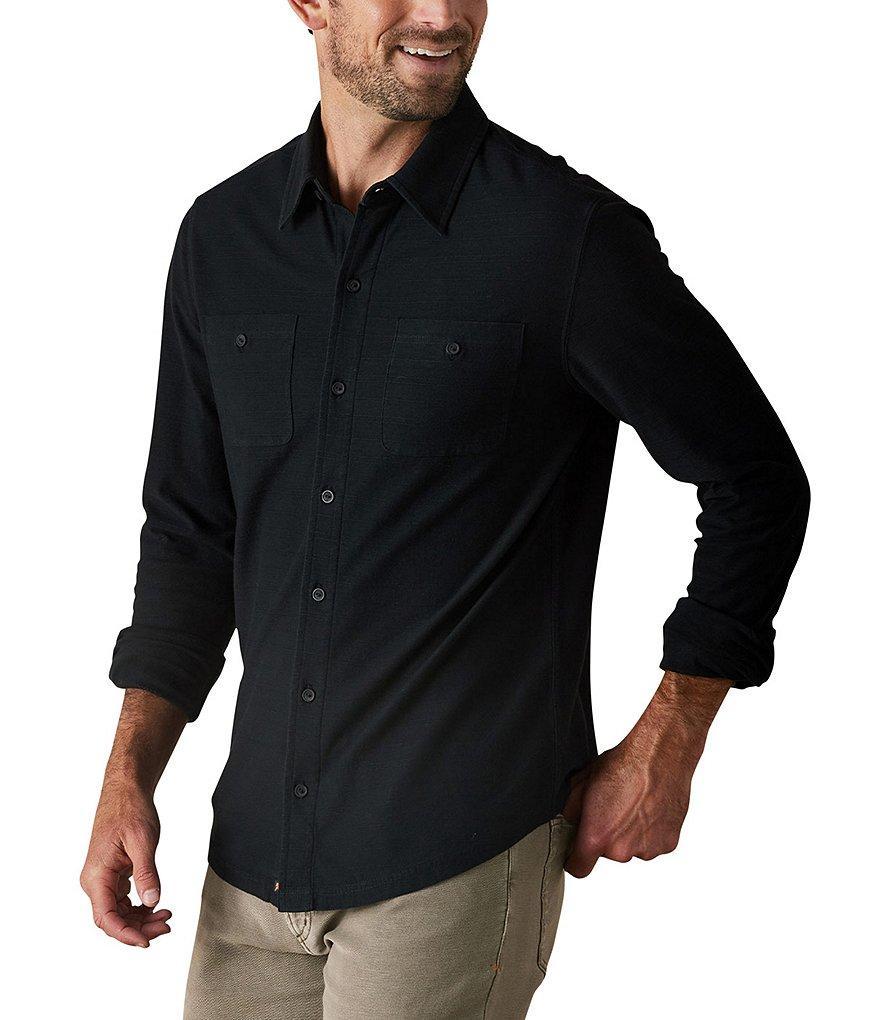 The Normal Brand Sequoia Jacquard Long Sleeve Woven Shirt Product Image