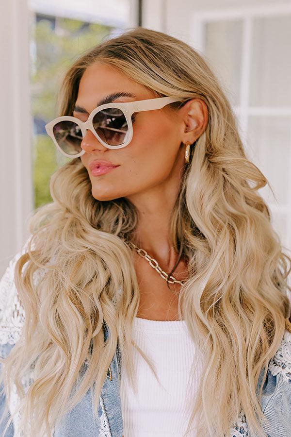 Patio Party Sunnies in Cream Product Image