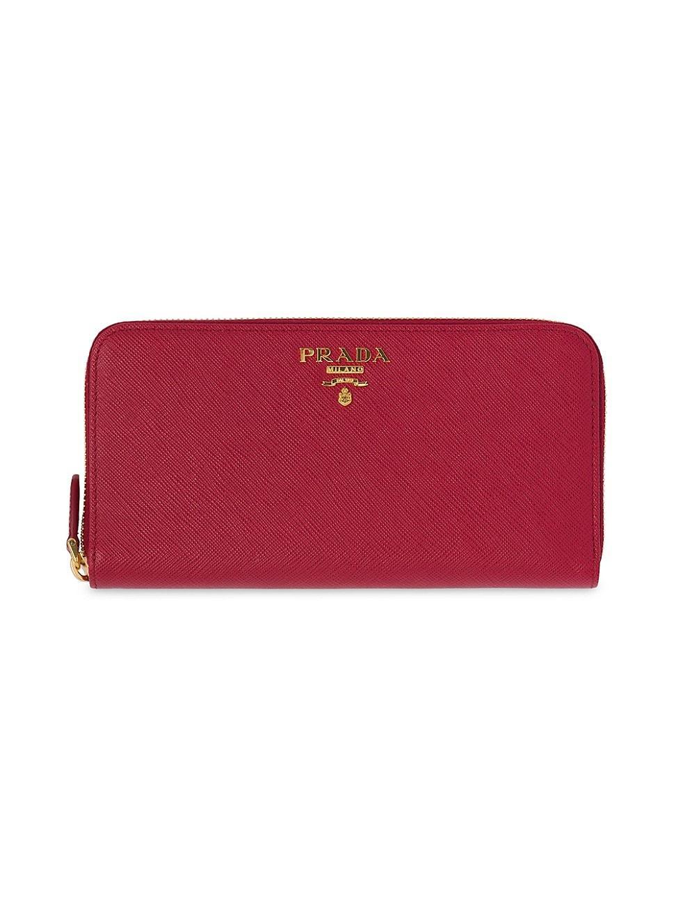 Womens Large Saffiano Leather Wallet Product Image