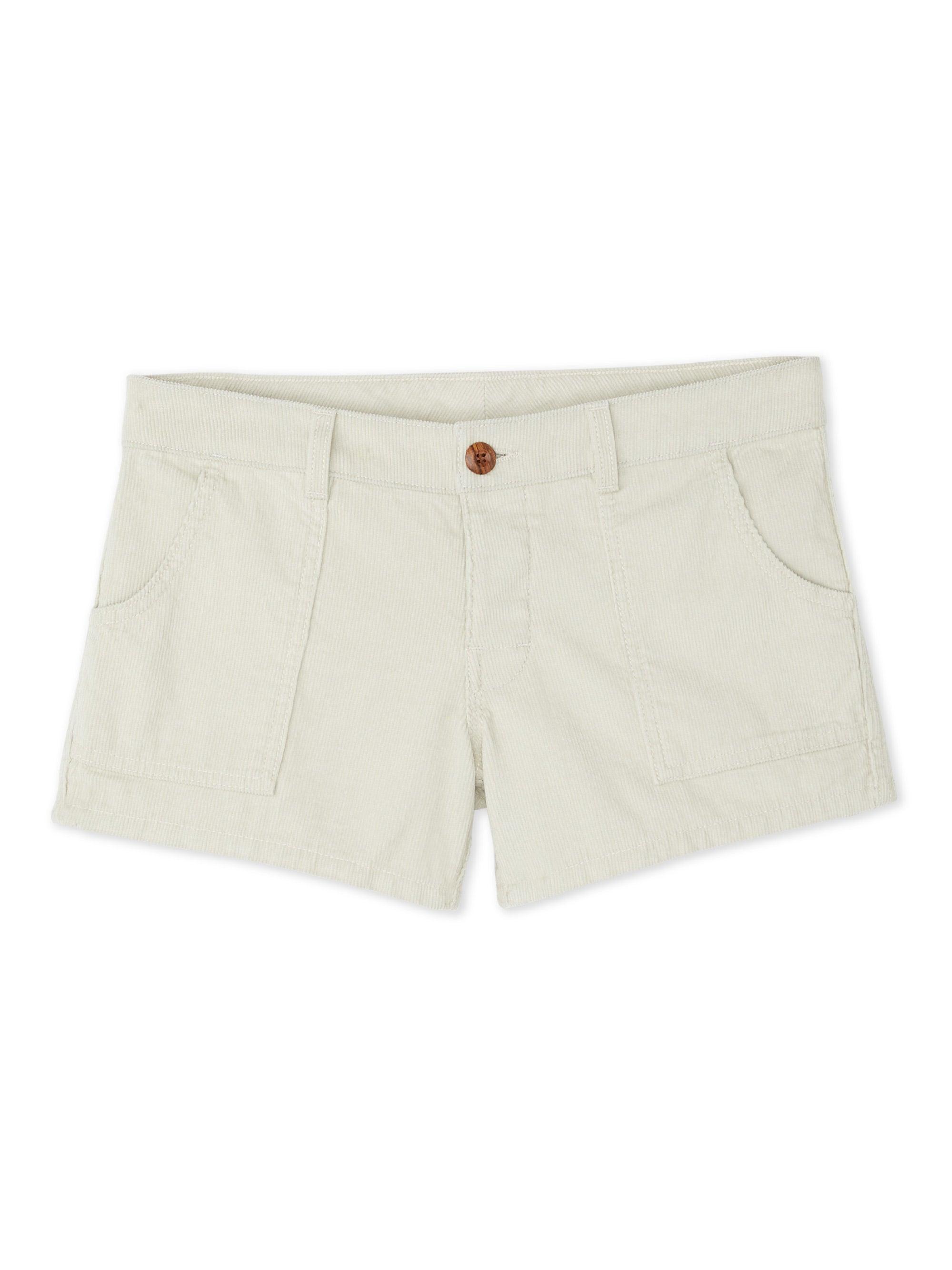 Women's Corduroy Shorts - Toast Female Product Image