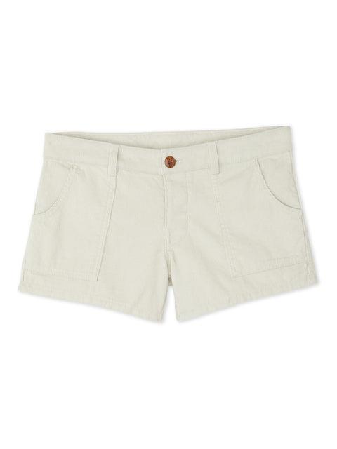 Women's Corduroy Shorts - Navy Product Image