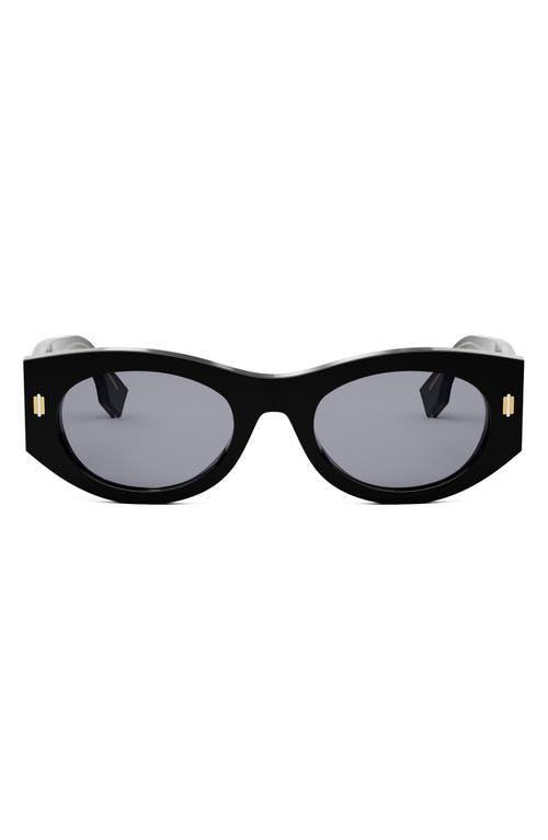 Fendi Roma Acetate Shield Sunglasses Product Image