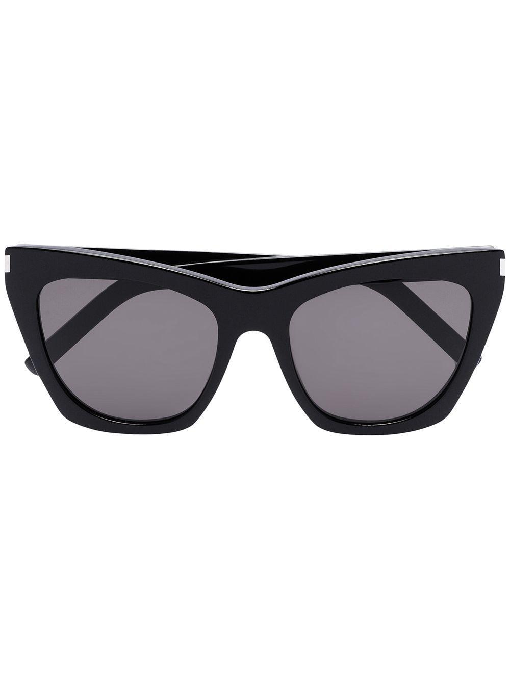 Black Kate 214 Oversized Cat Eye Sunglasses Product Image