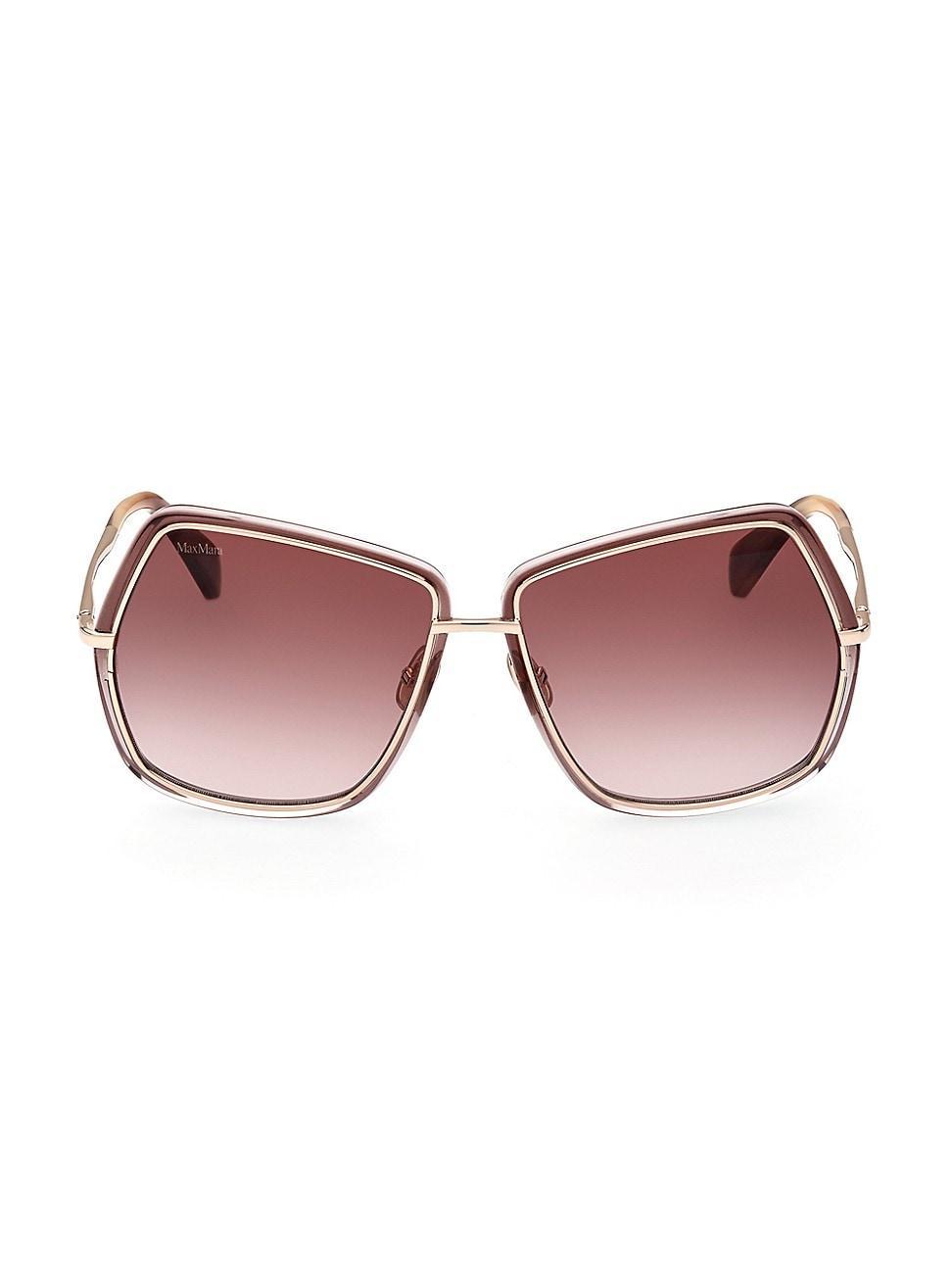 Max Mara Elsa3 Geometric Sunglasses, 61mm Product Image