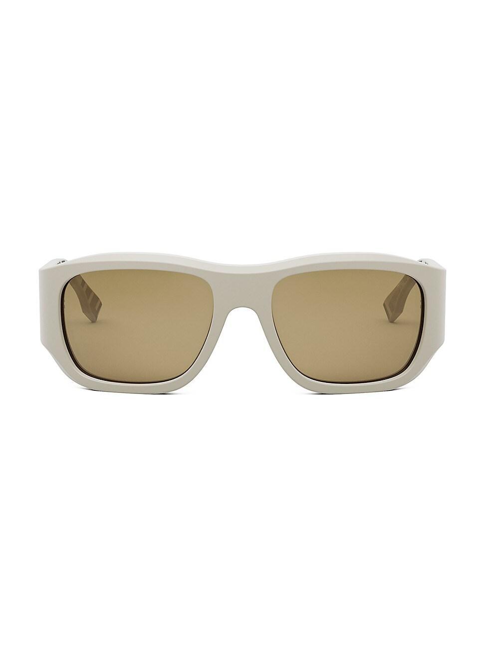 Mens FF Squared 56MM Rectangular Sunglasses Product Image