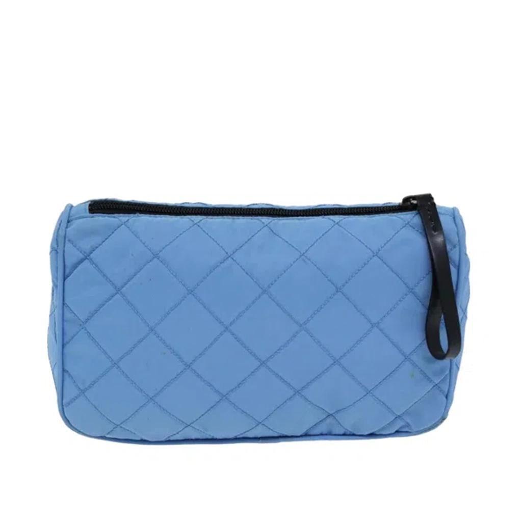 Synthetic Clutch Bag () In Blue Product Image