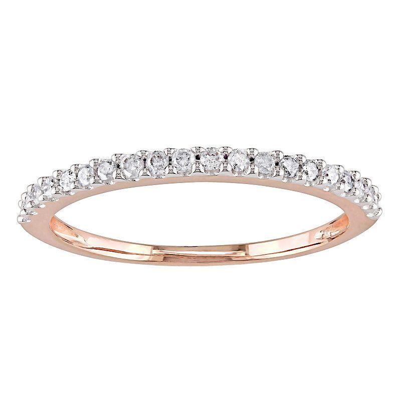 Stella Grace 10k Rose Gold 1/5 Carat T.W. Diamond Anniversary Ring, Womens Product Image