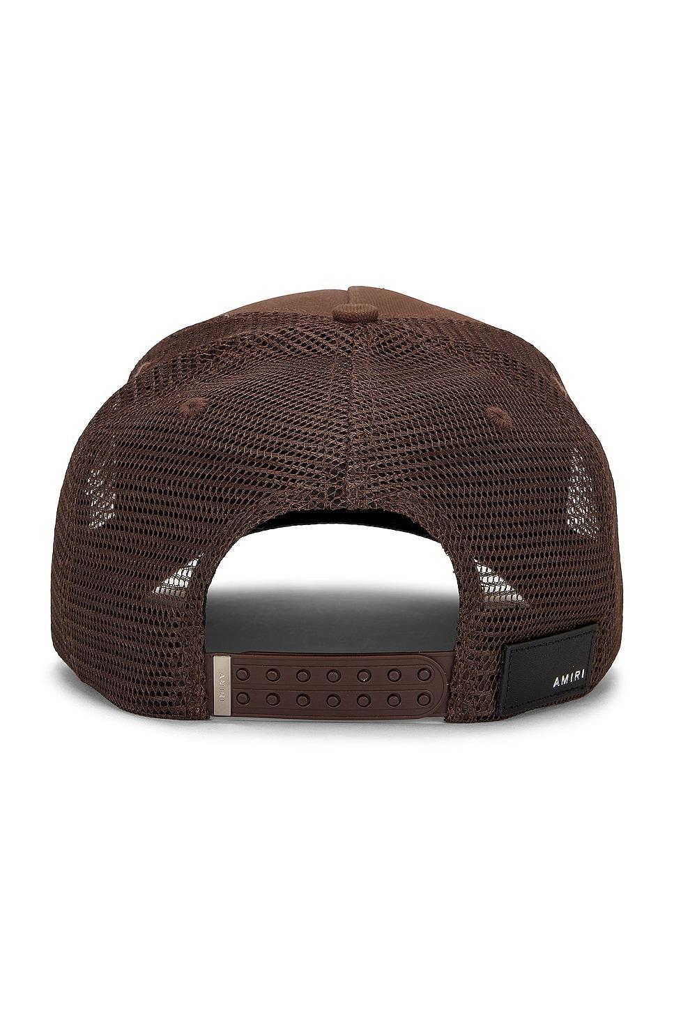 Amiri Leather Star Trucker Brown.. Product Image