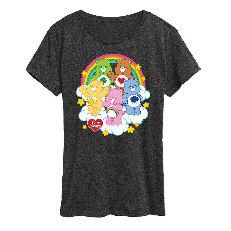 Womens Care Bears Group On Clouds Graphic Tee, Girls Product Image