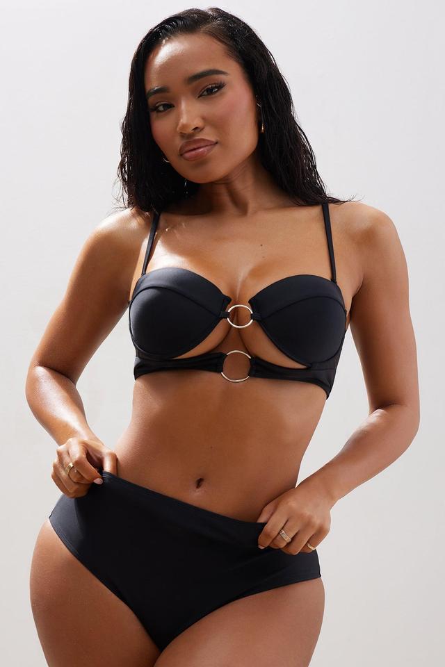 Celestina Underwire 2 Piece Bikini - Black Product Image