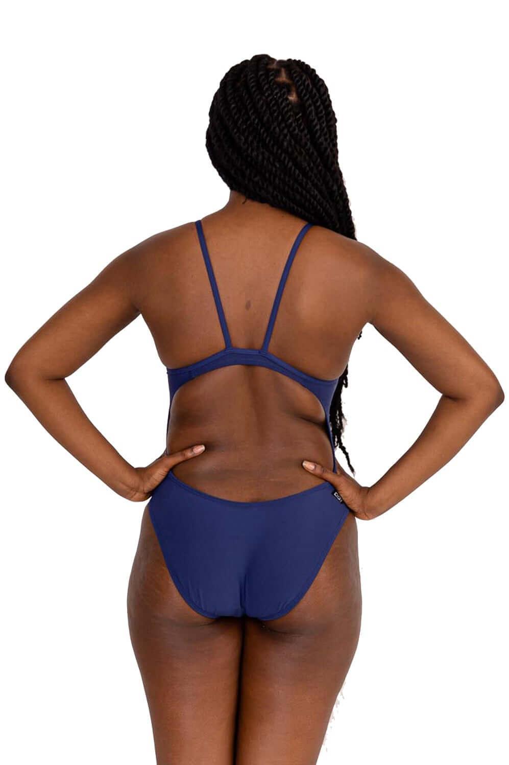 Chevy Swim Onesie - Navy Female Product Image