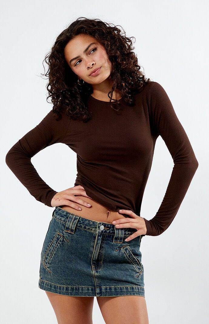 Womens Queen Long Sleeve Cropped T-Shirt Product Image