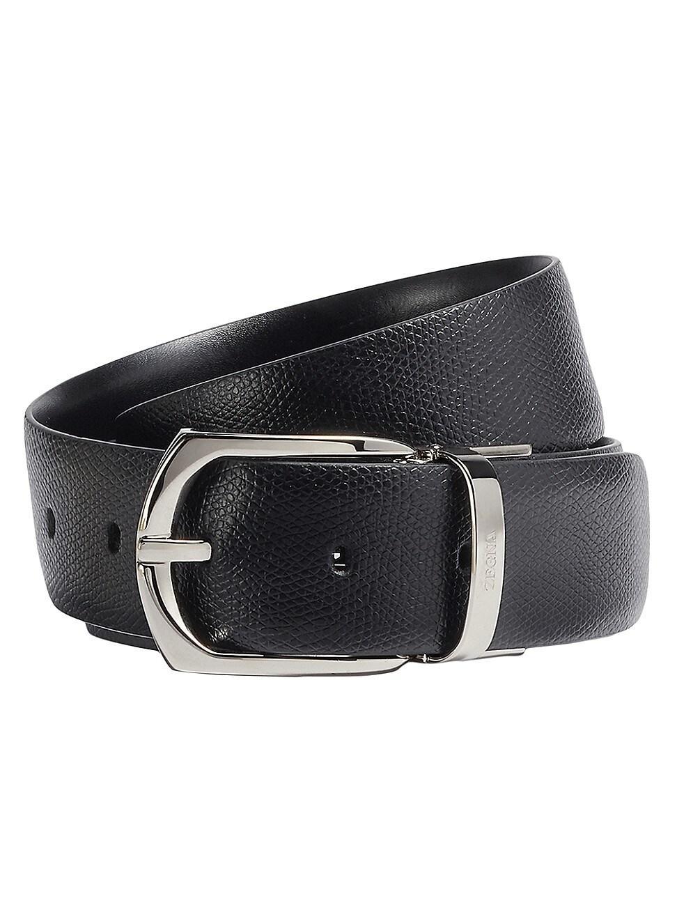 Mens Reversible Leather Belt Product Image