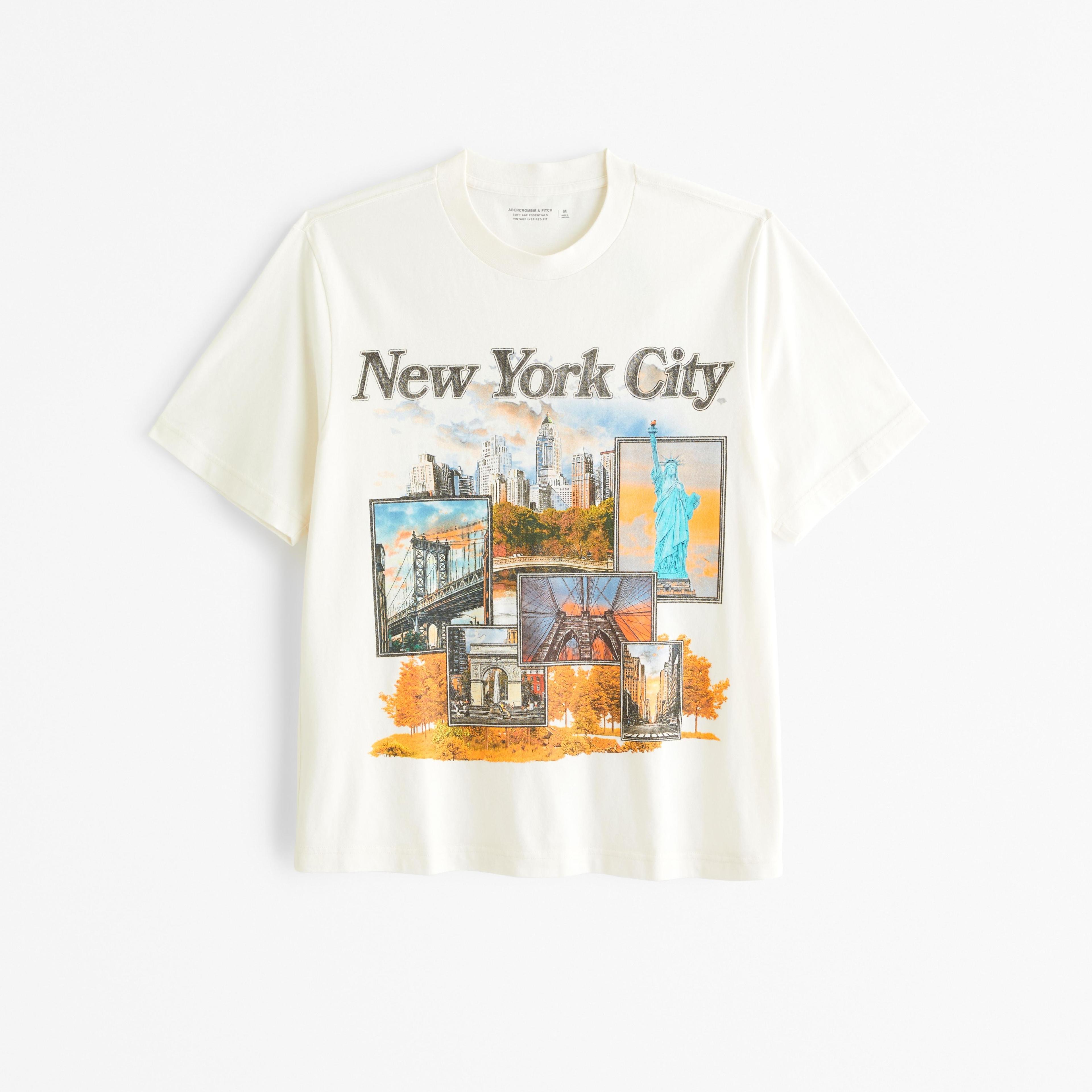 New York Vintage-Inspired Graphic Tee Product Image