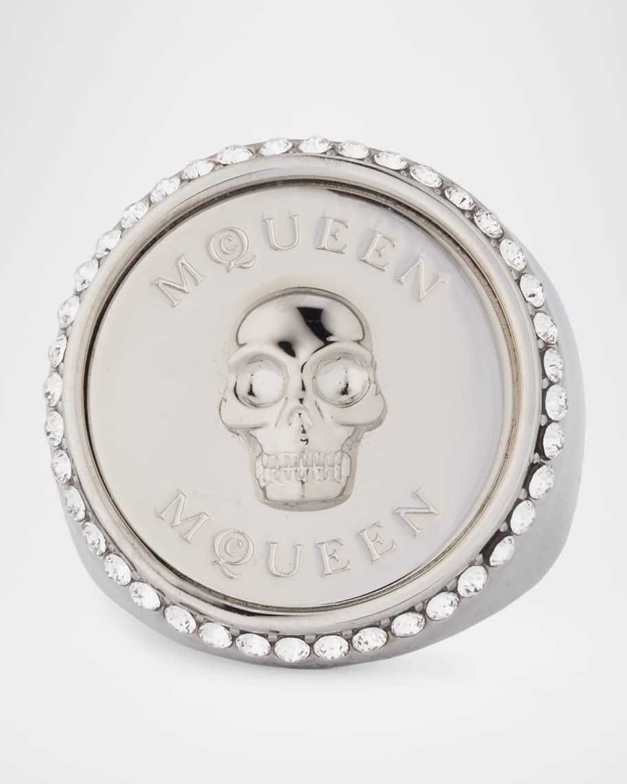 Men's Sovereign Skull Ring in Palladium Product Image