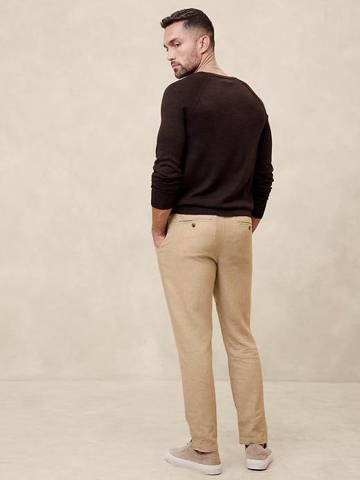 Athletic-Fit Linen-Blend Pant Product Image