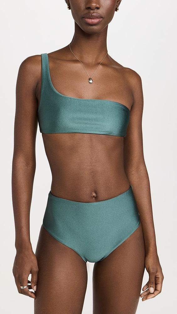 JADE Swim Eliza One Shoulder Top | Shopbop Product Image