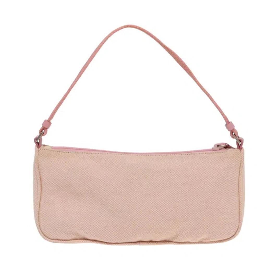 Pink Canvas Clutch Bag () Product Image