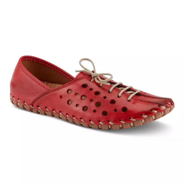 Spring Step Moonwalk Womens Leather Loafers Product Image