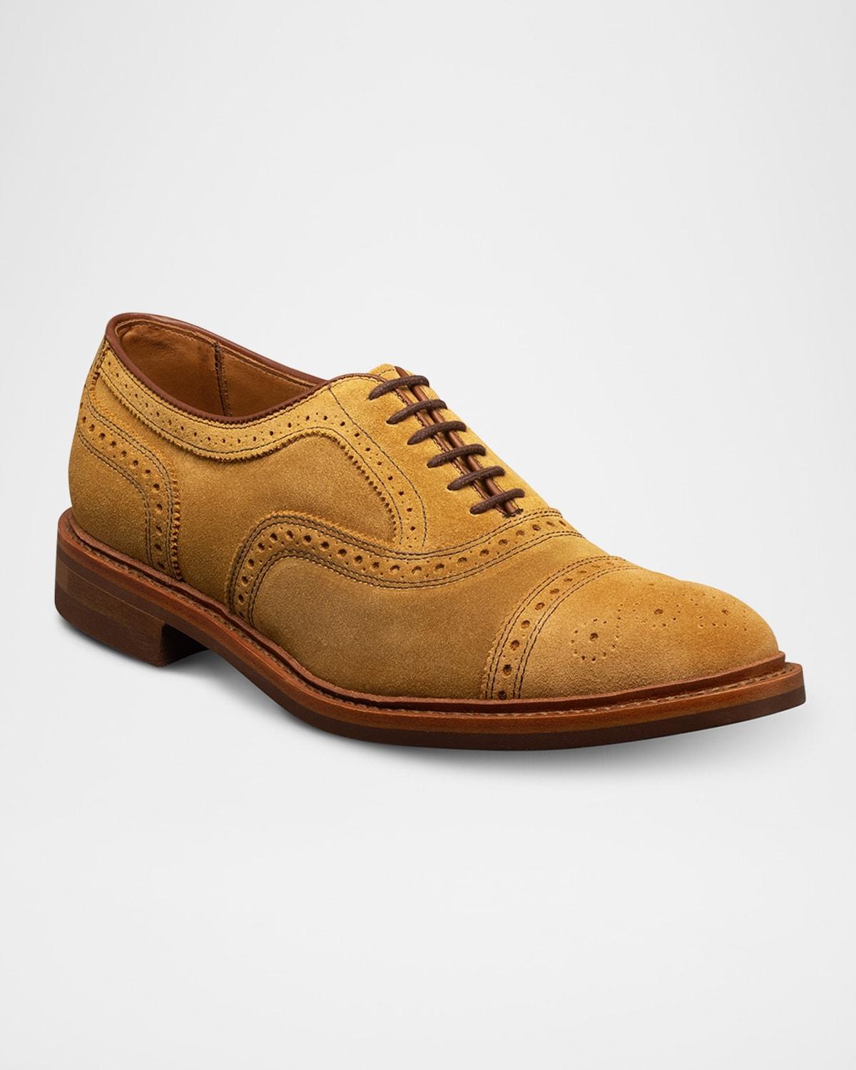 Mens Strandmok Cap-Toe Suede Oxfords Product Image