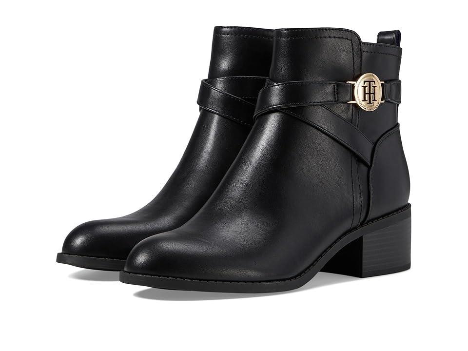 Tommy Hilfiger Womens Diyana Block Heel Ankle Boots Product Image