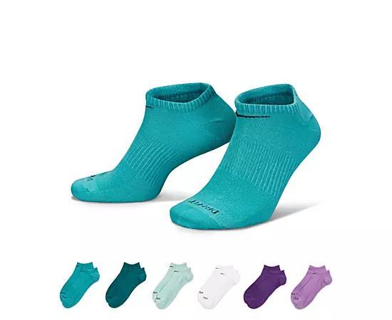 Nike Womens Everyday Lightweight No Show Socks 6 Pairs Product Image