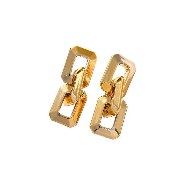 Sohi Womens Chainlink Drop Earrings Product Image