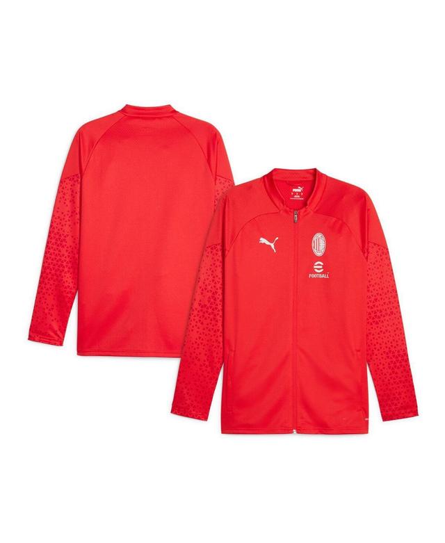 Mens Puma Red Ac Milan 2023/24 Full-Zip Training Top - Red Product Image