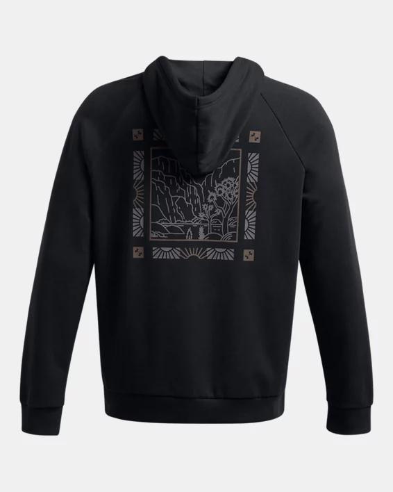 Mens UA Rival Fleece Mountain Hoodie Product Image