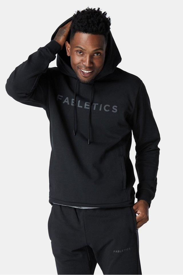 Fabletics Men The Courtside Graphic Hoodie male Black/Grey Size XS Product Image