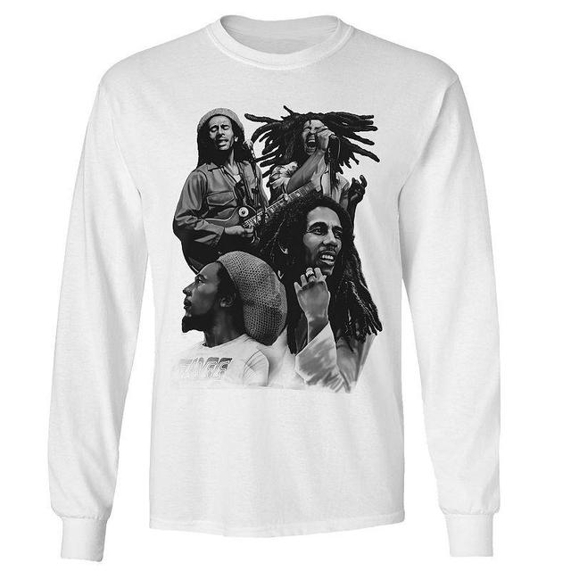 Mens Bob Marley Free Our Minds Long Sleeve Tee Product Image