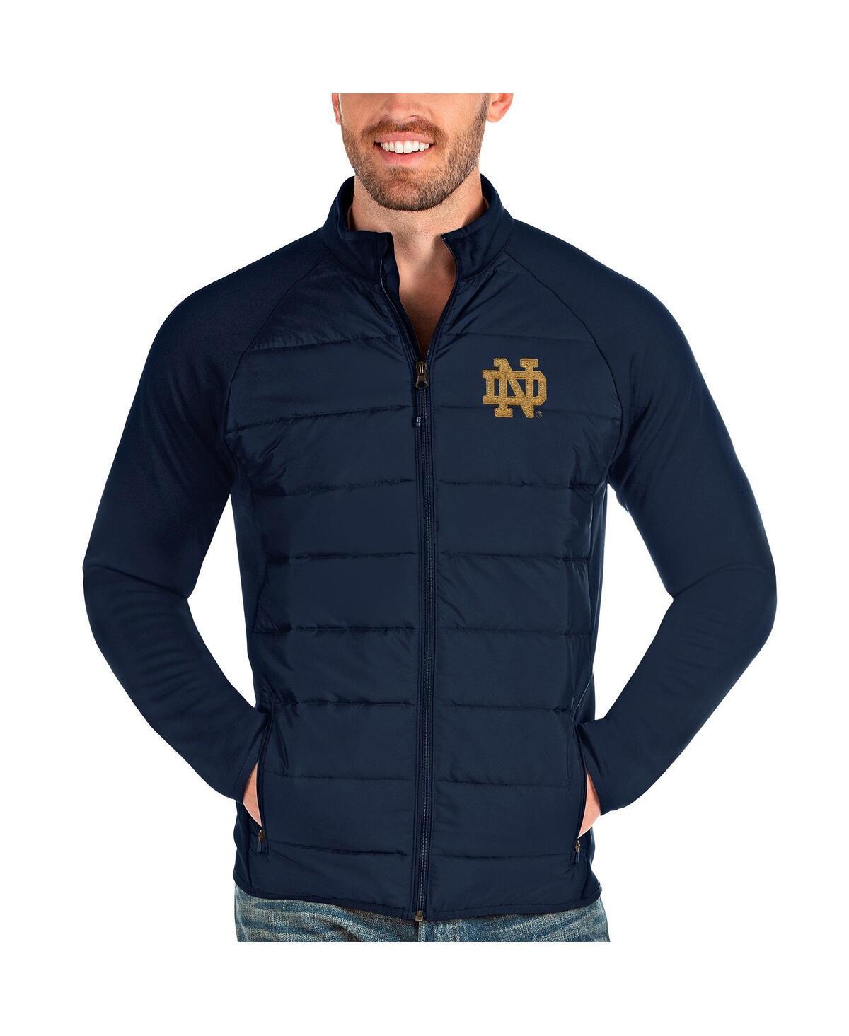 Antigua Mens Navy Notre Dame Fighting Irish Altitude Full-Zip Jacket Product Image