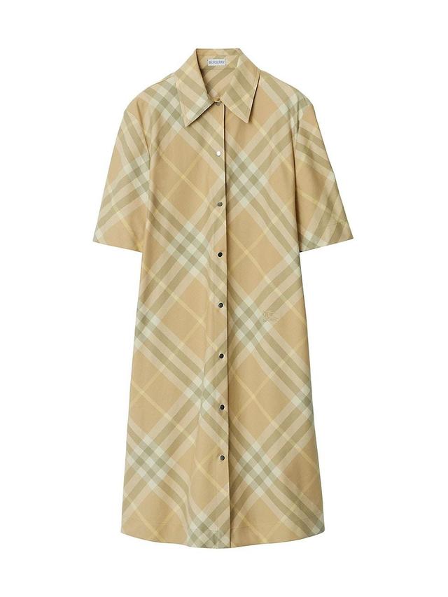 Womens Cie Cotton Check Dress Product Image