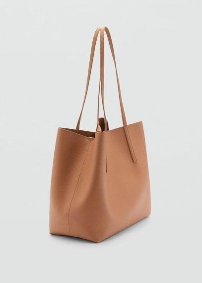 MANGO - Pebbled effect shopper bag - One size - Women Product Image